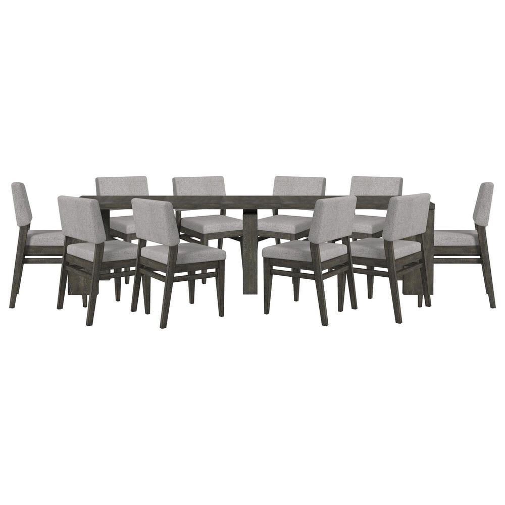 Hawthorne Furniture Flex 11-Piece Rectangular Dining Set in Reclaimed Chevron, , large