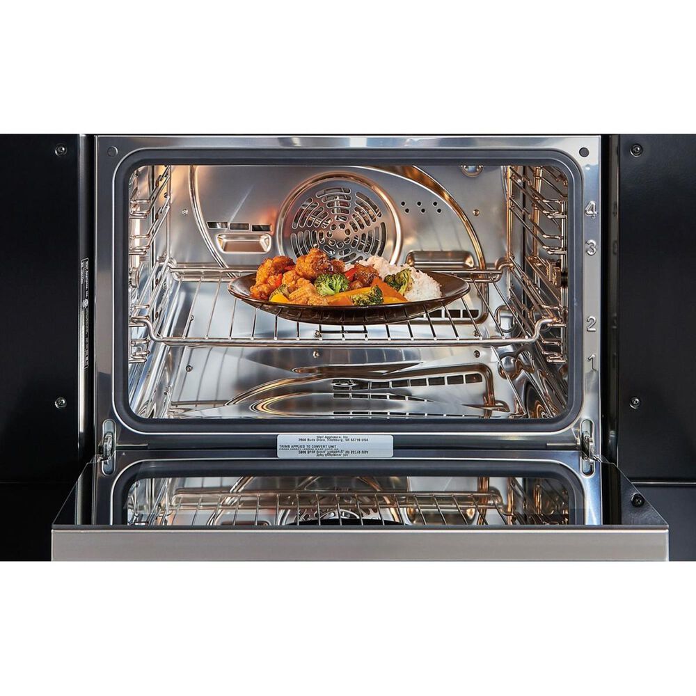 Wolf 30" M Series Convection Steam Oven with Retractable Handle in