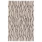 Feizy Enzo 8734F 8" x 11" Black and Taupe Area Rug, , large