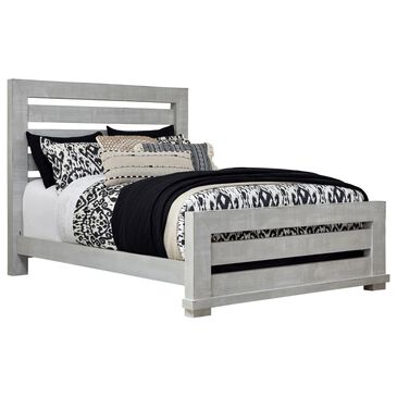 Tiddal Home Willow Queen Slat Bed in Gray Chalk, , large