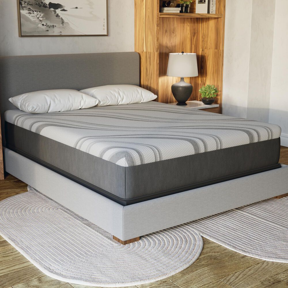 Hearth and Haven Diamond Pro Gel Hybrid Medium King Mattress, , large