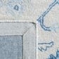Safavieh Micro-Loop 2"3" x 11" Ivory and Blue Runner, , large
