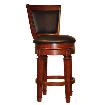 Radius Monticello 30" Pub Game Stool in Distressed Burnished Cherry, , large