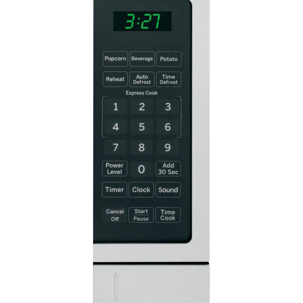 GE Appliances 0.7 Cu. Ft. Capacity Countertop Microwave Oven in Stainless Steel, , large