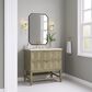 James Martin Vanities Emmeline 36" Single Bathroom Vanity in Pebble Oak with 3 cm Eternal Jasmine Pearl Quartz Top and Rectangular Sink, , large