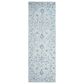 Safavieh Micro-Loop MLP504M 2"3" x 8" Light Blue and Ivory Runner, , large