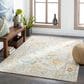 Surya Bodrum 5"3" x 7"3" Ivory, Orange, Saffron, Gray, Camel and Blue Area Rug, , large