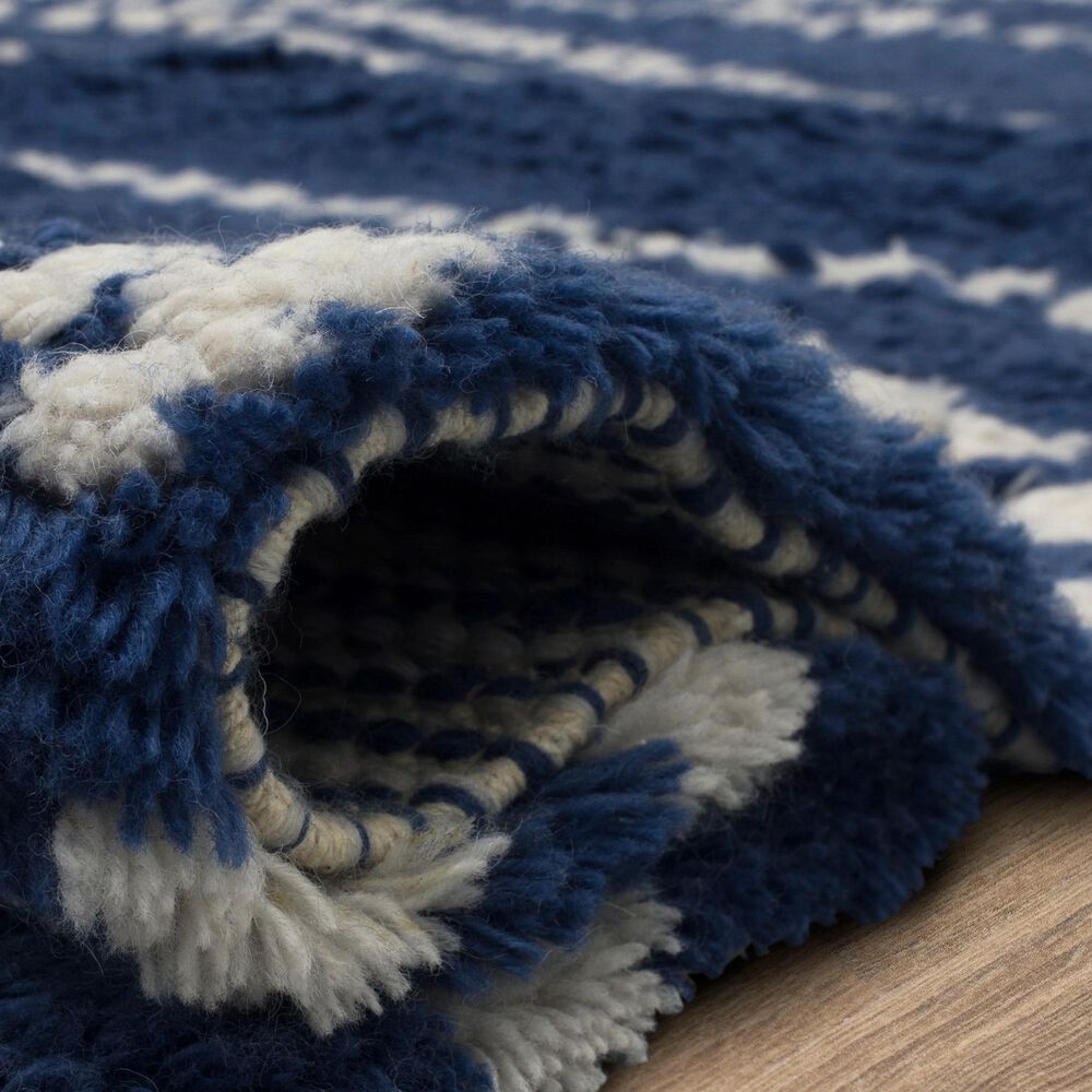 Drew and Jonathan Home Kasbah Draa Valley 6&#39; x 9&#39; Blue Area Rug, , large