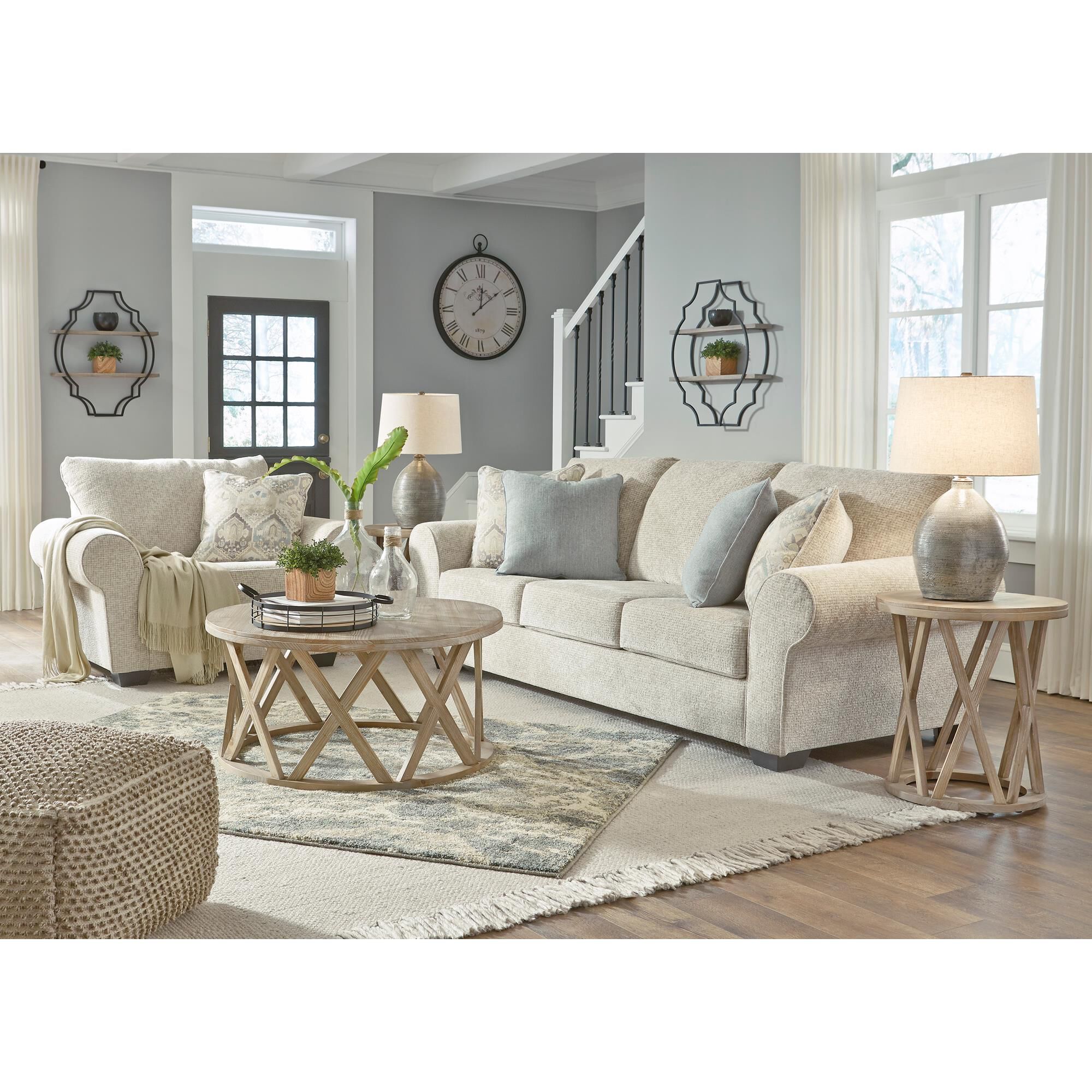 Ivory chair online and a half