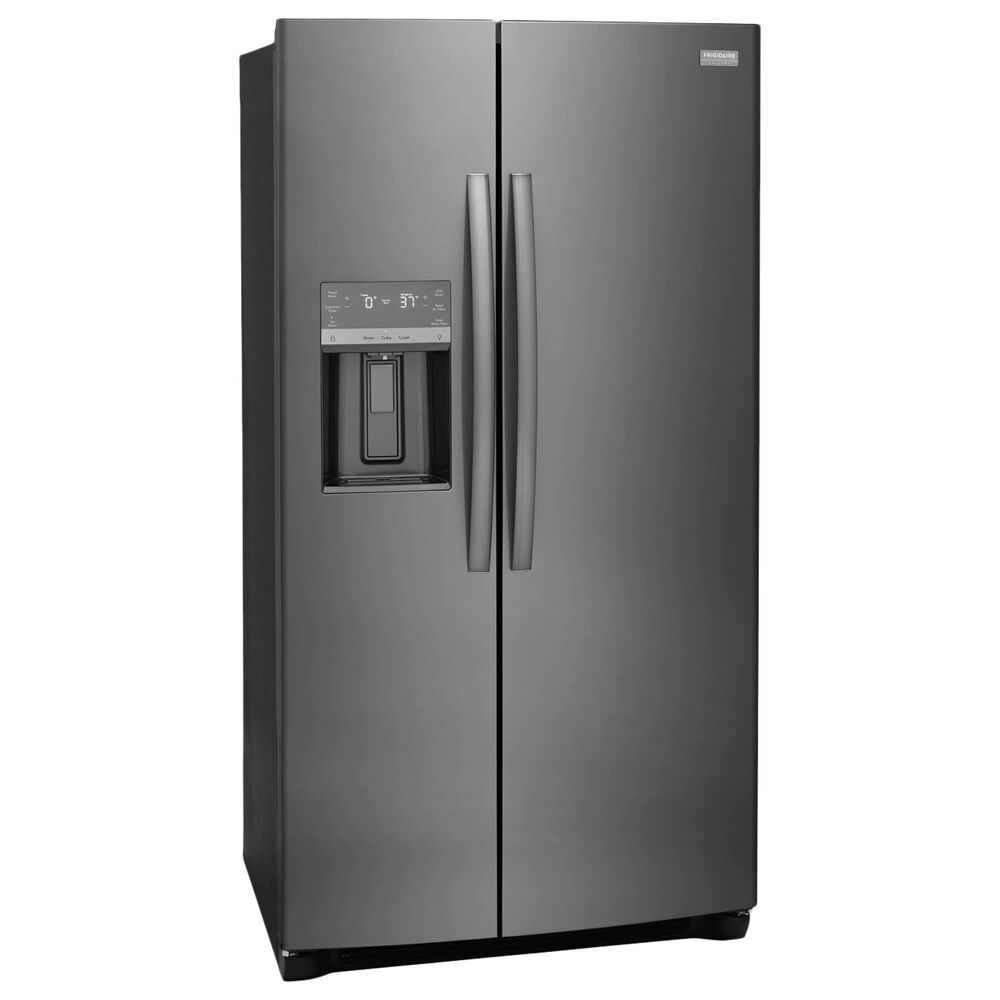 Frigidaire Gallery 22.3 Cu. Ft. Counter Depth Side-By-Side Refrigerator in Black Stainless Steel, , large