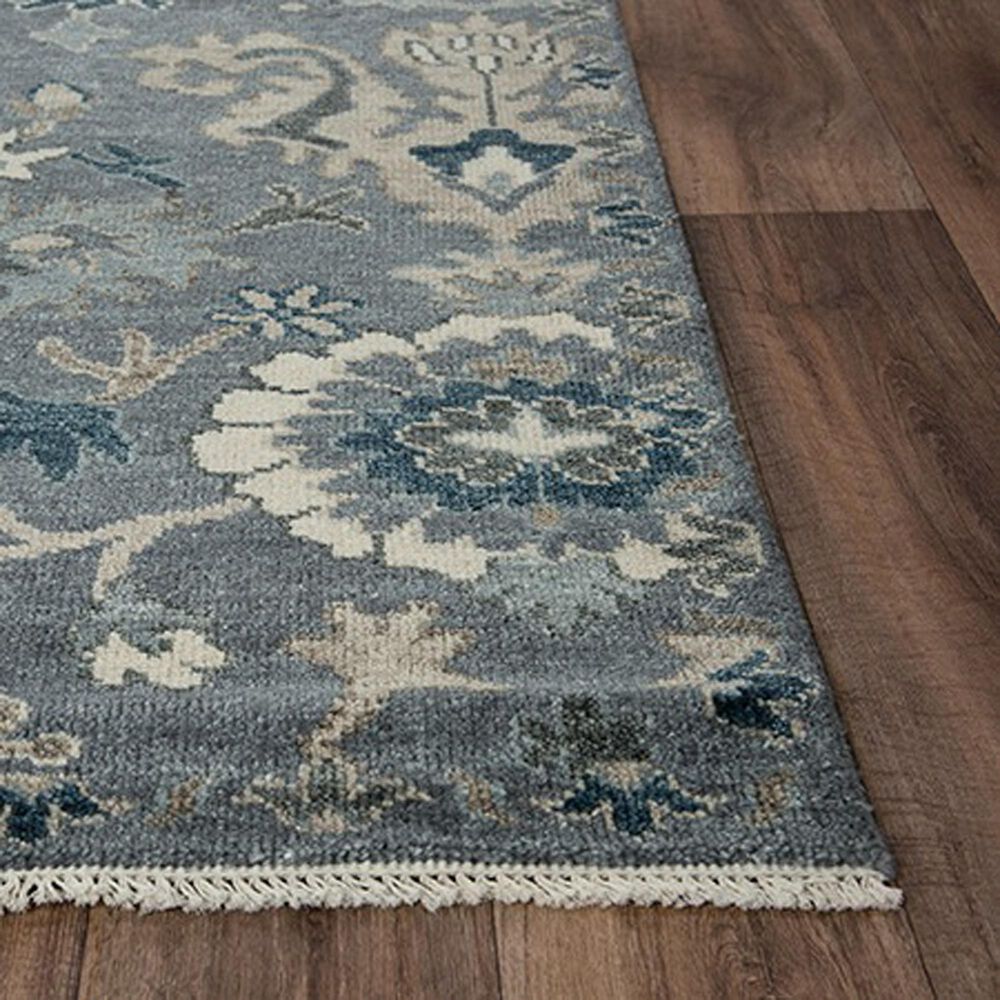 RIZZY Ashton 6&#39; x 9&#39; Floral Gray Area Rug, , large