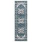 Central Oriental Rugease Velveteen Chantal Green and Ivory 2"3" x 6" Runner, , large