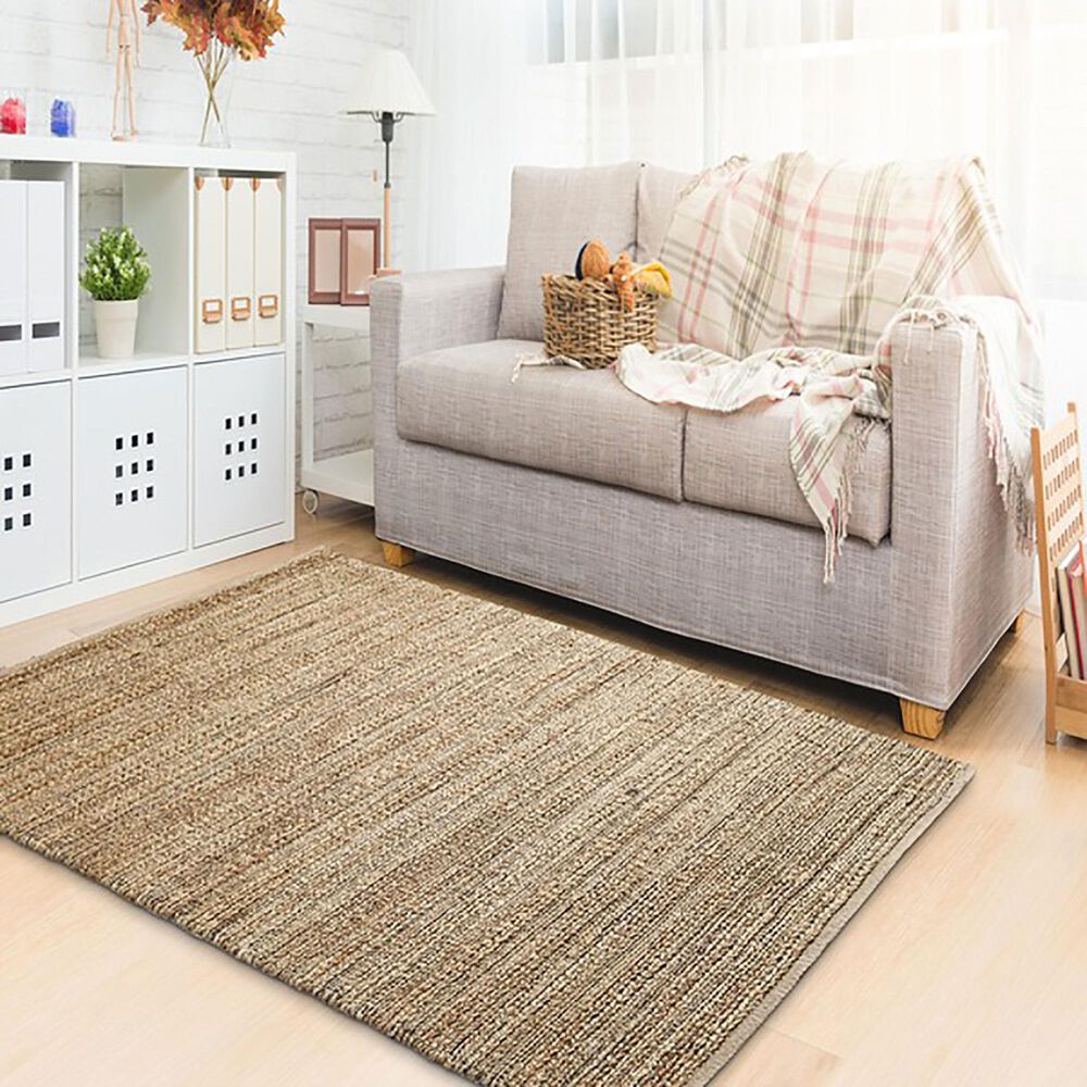 L&amp;R Resources Natural Fiber 7&#39;9&quot; x 9&#39;9&quot; Biscay Area Rug, , large