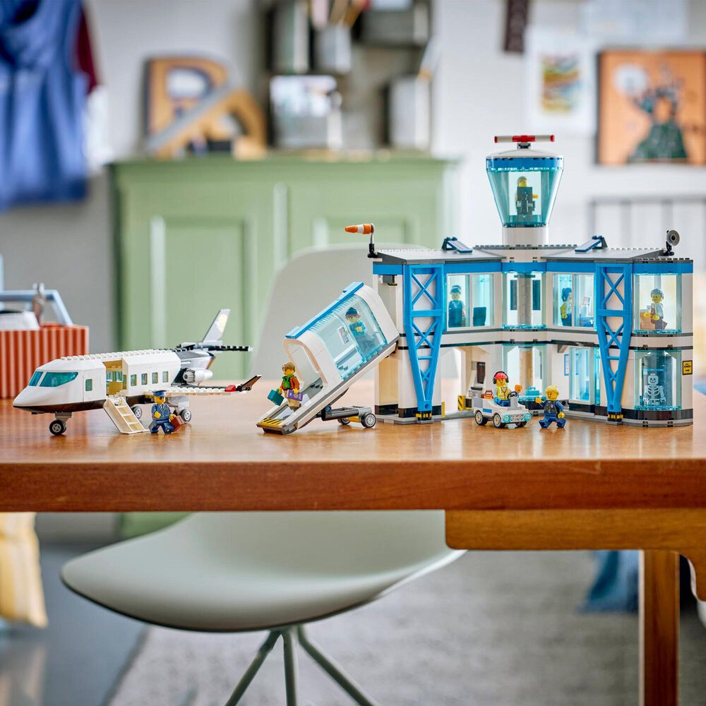 LEGO City Airport with Airplane Building Set, , large