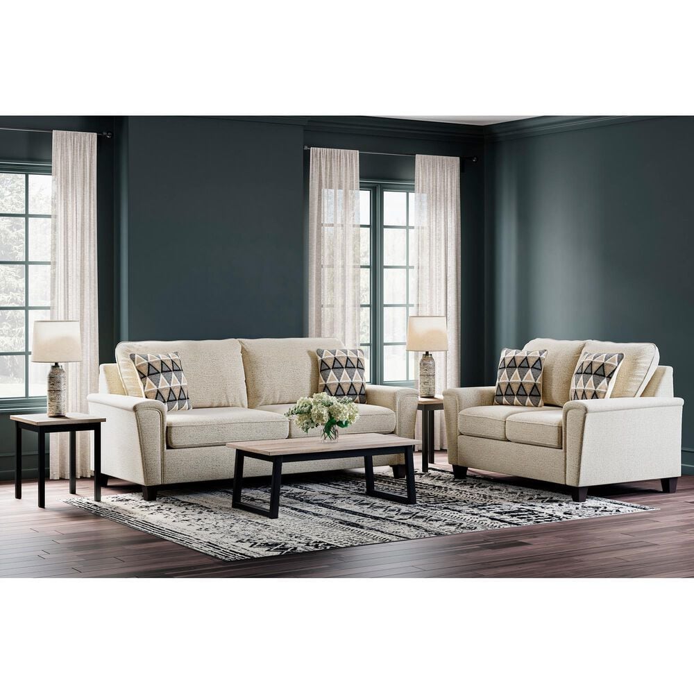 Ashley Abinger Stationary Queen Sofa Sleeper in Natural, , large