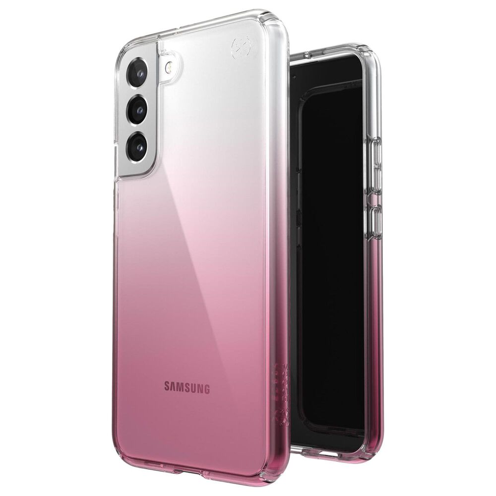 Speck Presidio Perfect Ombre Case for Samsung Galaxy S22+ in Clear and Vintage Rose, , large