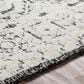 Surya Louvre Black, Ivory and Cream 10" x 14" Area Rug, , large