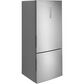 Haier 15 Cu. Ft. Bottom Freezer Refrigerator in Stainless Steel, , large