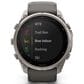 Garmin fenix 9 Pro inReach Solar Smartwatch 51mm Titanium with Pebble Gray and Silver Gray Silicone Band, , large