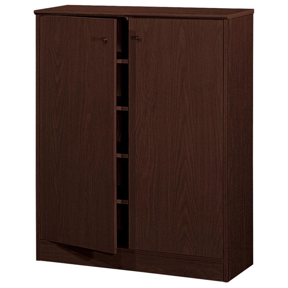 Global Movement 5-Shelf Shoe Cabinet in Red Cocoa, , large