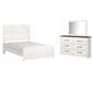 Ashley Gerridan 3 Piece Full Bedroom Set in White and Gray, , large
