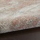 Nourison Rustic Textures Light Grey and Rust 5"3" x 7"3" Area Rug, , large