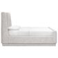 Simeon Collection Breckenridge Queen Wingback Bed in Grace Bone, , large