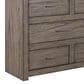Riva Ridge Modern Loft 3-Piece Queen Storage Bedroom Set in Greystone, , large