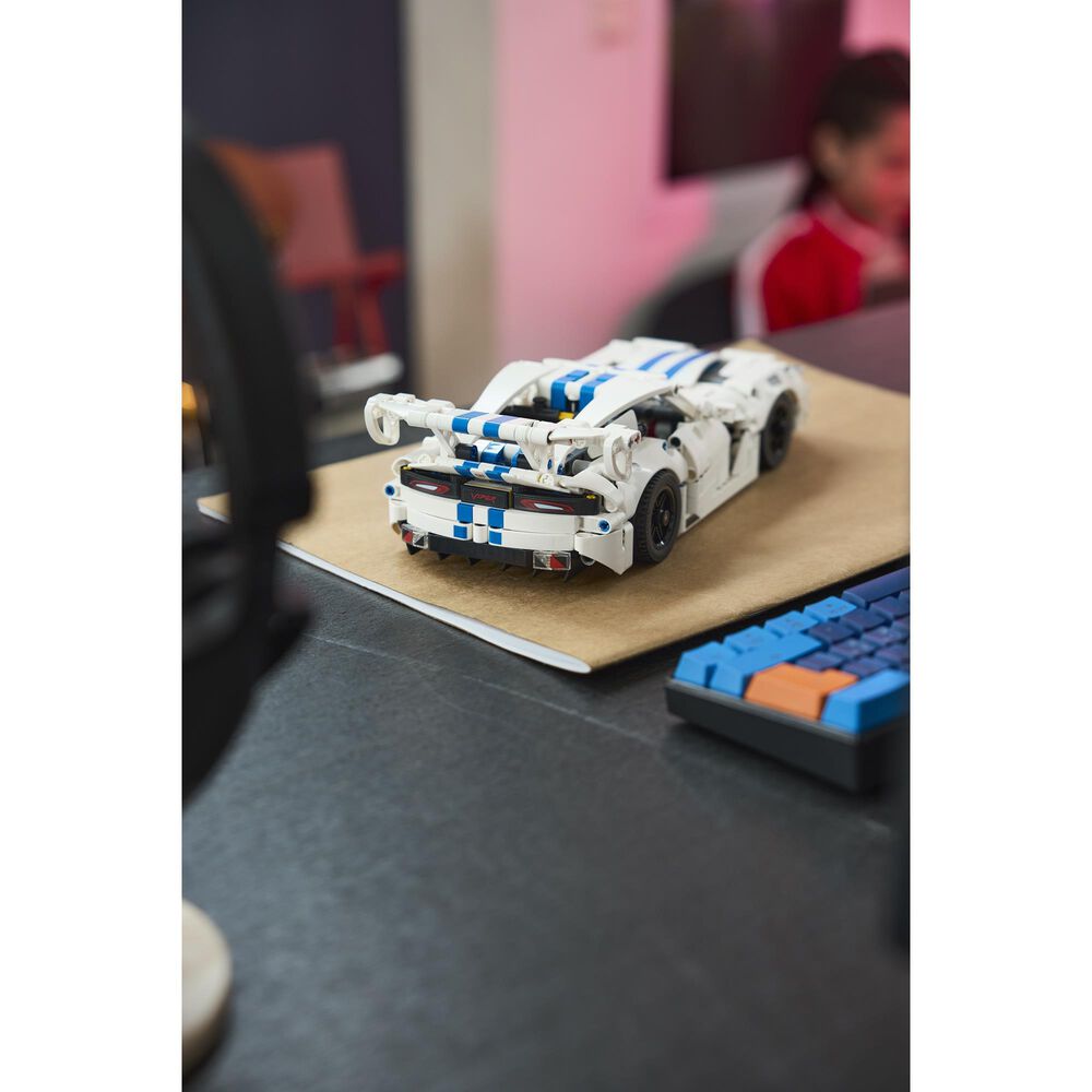 LEGO Technic Dodge Viper GTS-R Sports Car Building Set, , large