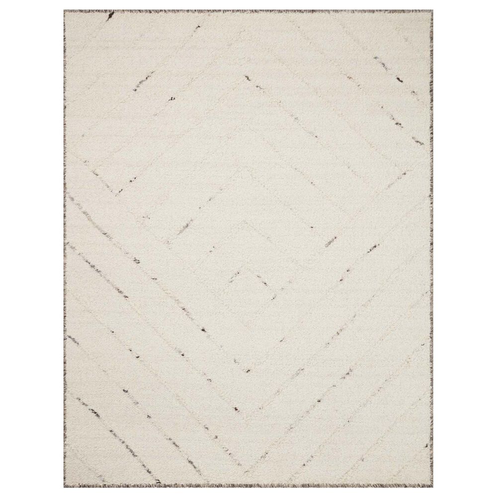 Loloi Wylder 4" x 6" Ivory and Black Area Rug, , large