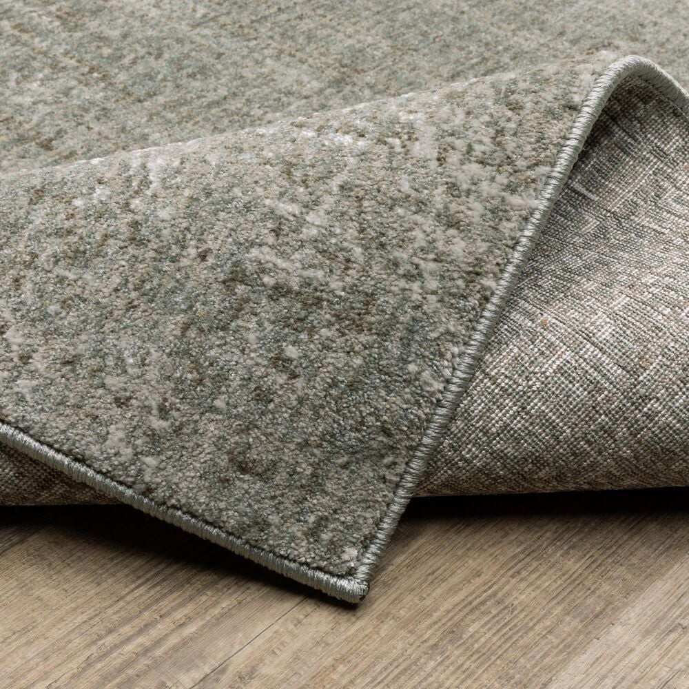 Oriental Weavers Mallory MAL01 Grey and Blue 3&#39;3&quot; x 5&#39; Area Rug, , large