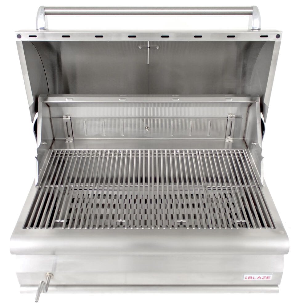 Blaze 32&quot; Professional Charcoal Grill in Stainless Steel, , large
