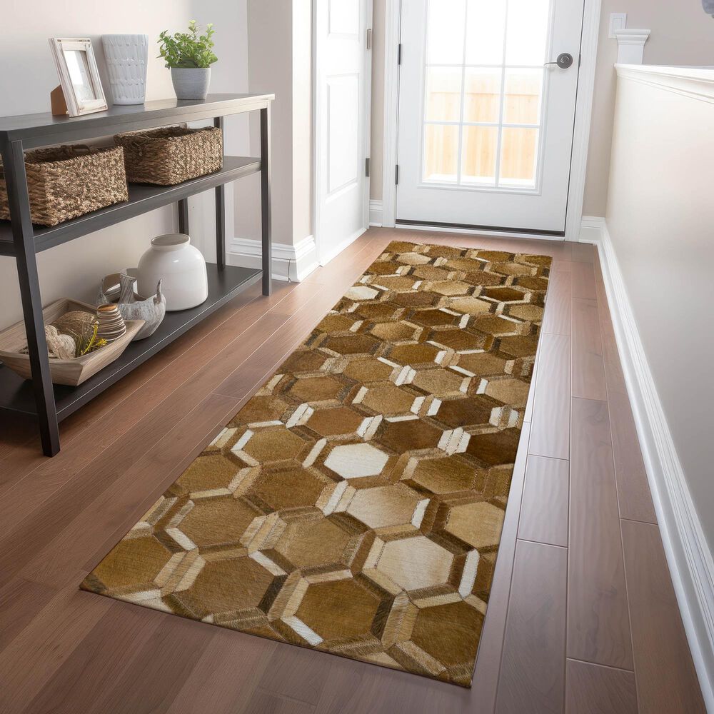 Dalyn Rug Company Bozeman BM1 Brown 2&#39;3&quot; x 7&#39;6&quot; Runner, , large