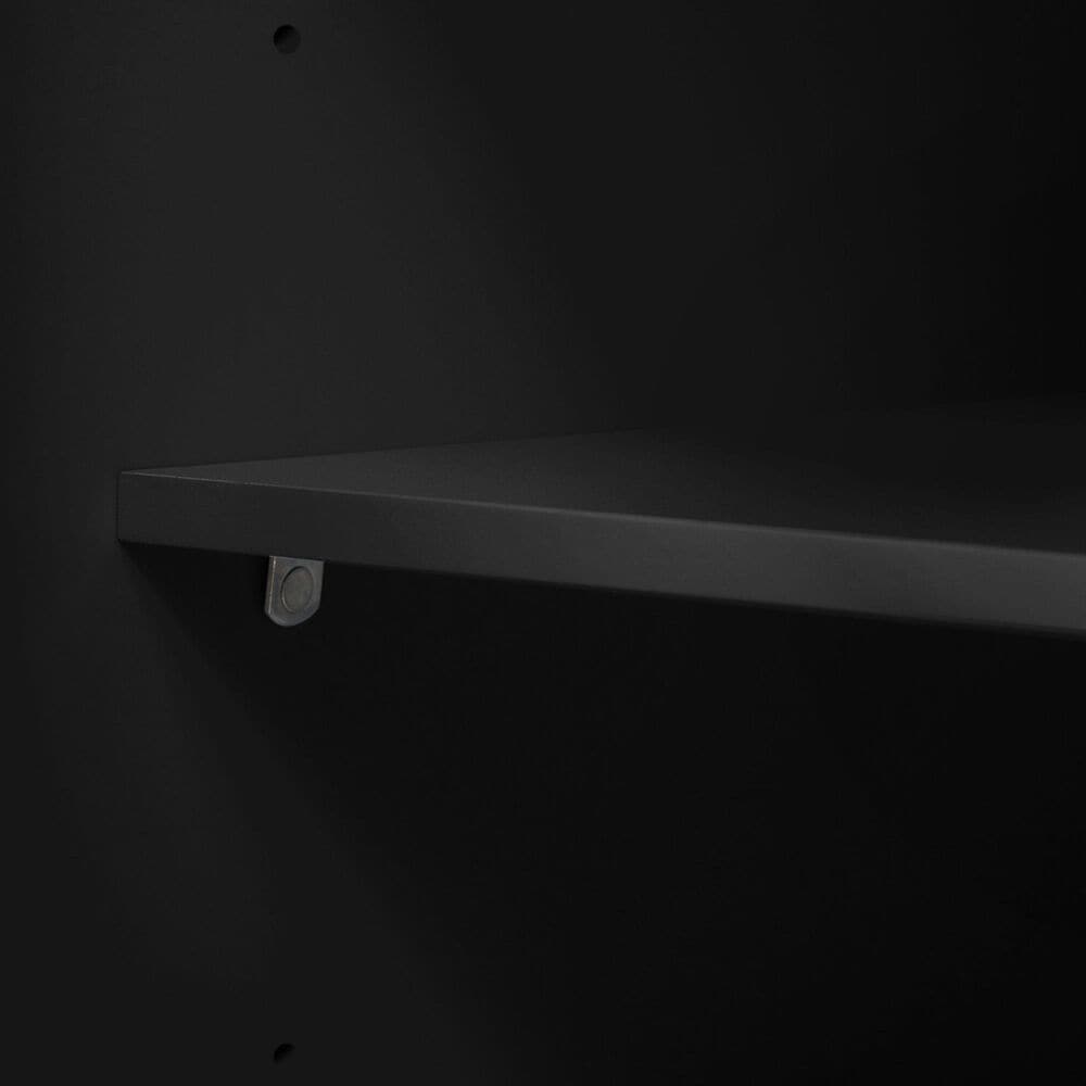 HOMLUX 47" Kitchen Island with Extendable Dining Table in Black, , large