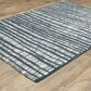 Oriental Weavers Galileo GAL01 Blue and Ivory 6"7" x 9"6" Area Rug, , large