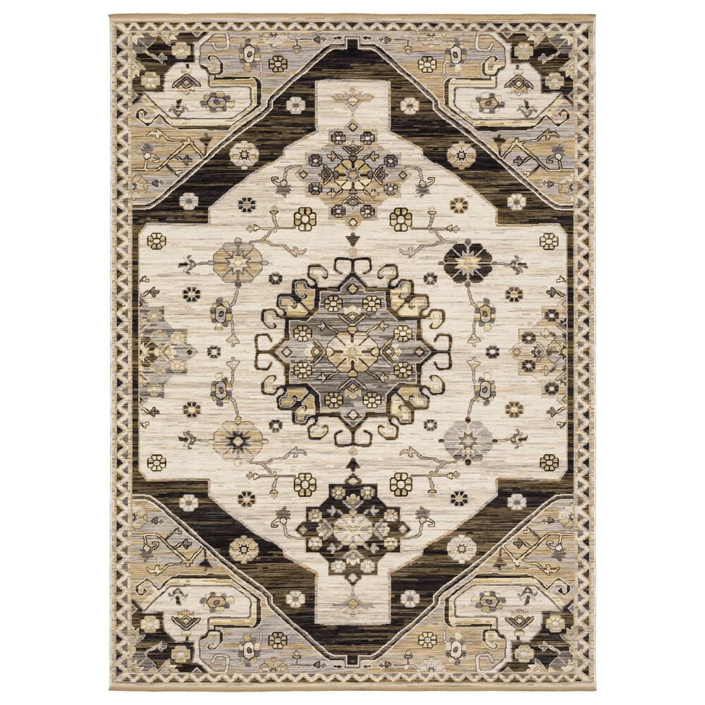 Oriental Weavers Acacia Brown and Grey 2"6" x 10" Runner, , large