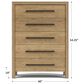 Shannon Hills Davie 5 Drawer Chest in Pale Oak, , large