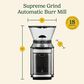 Cuisinart Supreme Grind Automatic Burr Mill Coffee Grinder in Black Stainless, , large