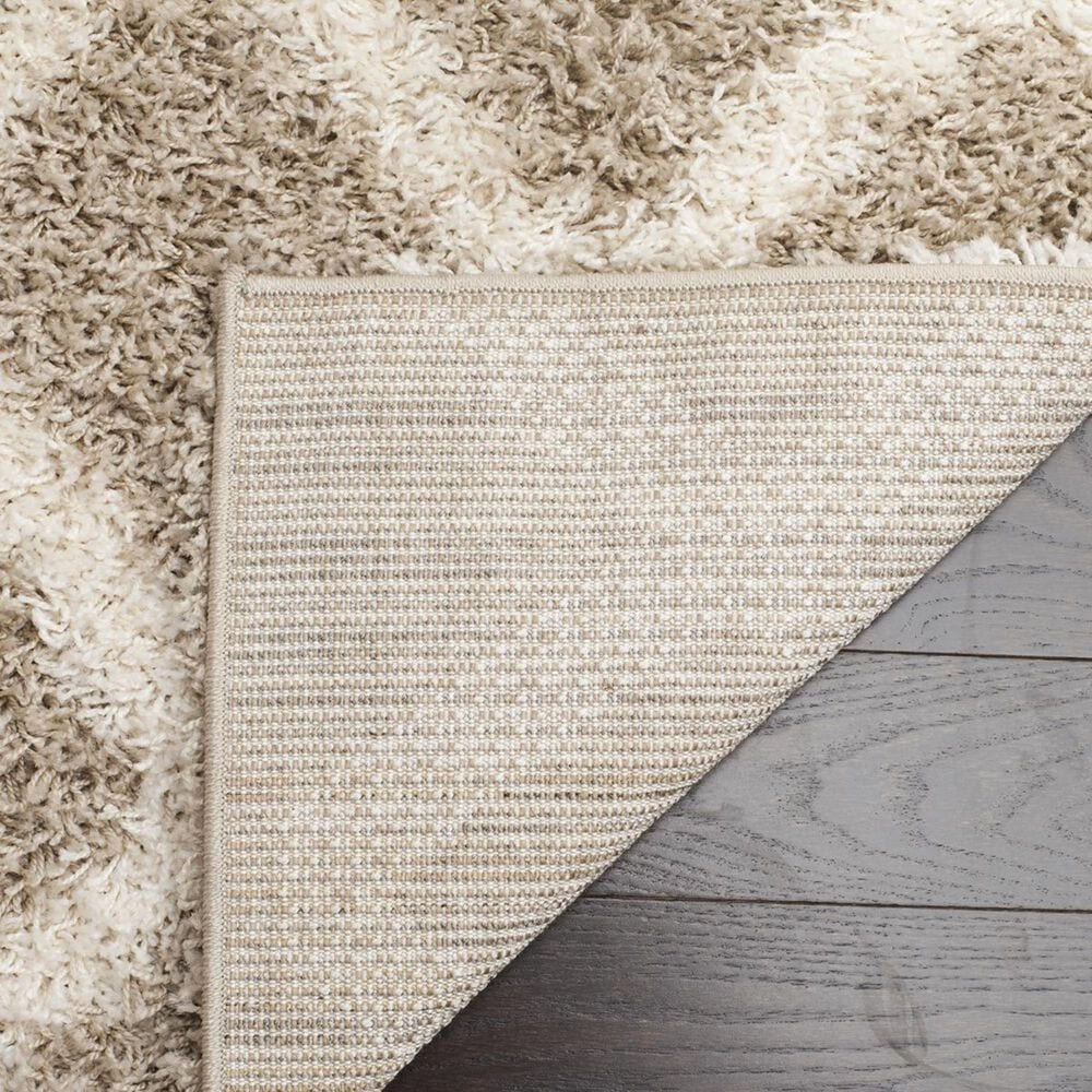 Safavieh Dallas Shag SGD258D-212 2&#39;3&quot; x 12&#39; Beige/Ivory Runner, , large