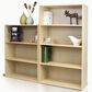 HOMLUX 4-Tier Open Shelf Bookcase in Steam Beech, , large