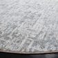 Safavieh Webster WBS310G 6"7" Round Grey and Beige Area Rug, , large