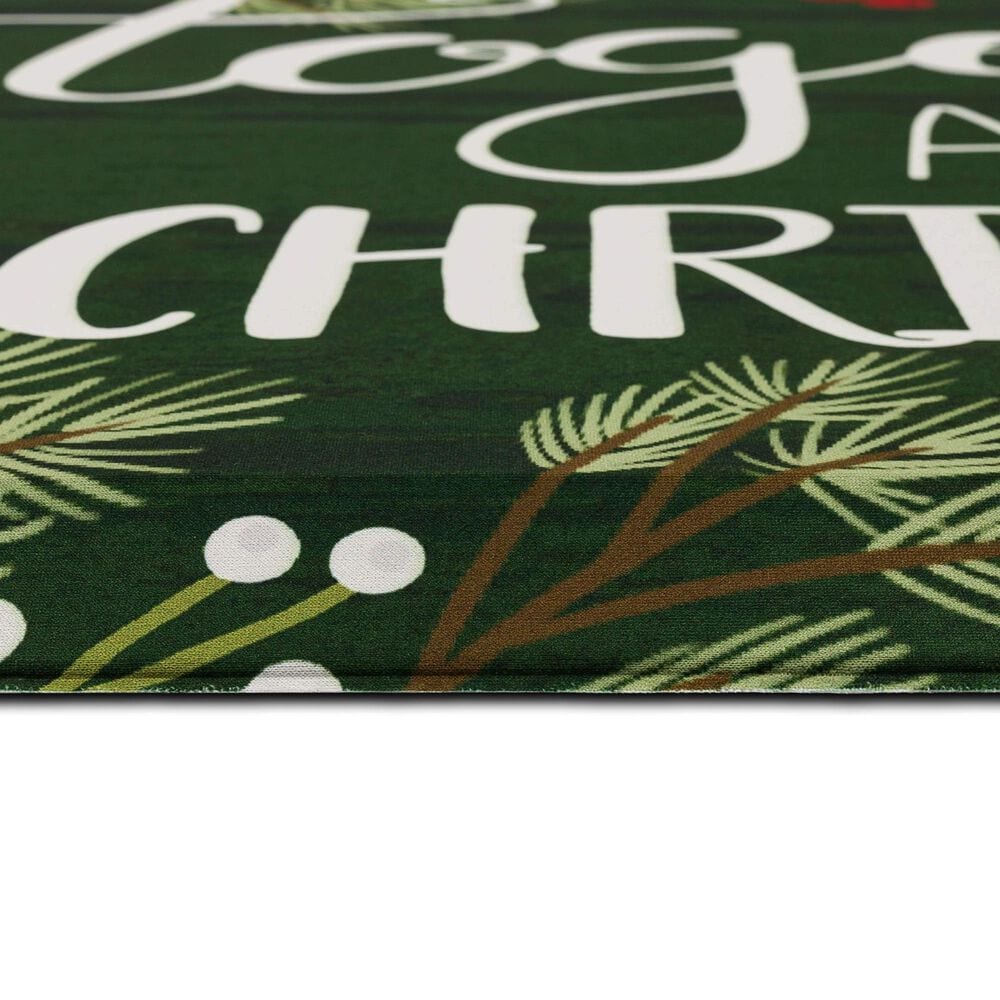 Mohawk Dri-Pro Together At Christmas 1&#39;6&quot; x 2&#39;6&quot; Multicolor Door Mat, , large