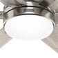 Hunter Georgetown 52" Ceiling Fan with LED Light in Brushed Nickel, , large