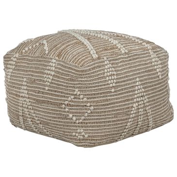 Blue Sun Designs Eliora Pouf in Natural, , large