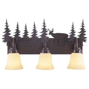 Vaxcel Bryce 3-Light Bathroom Vanity in Burnished Bronze, , large