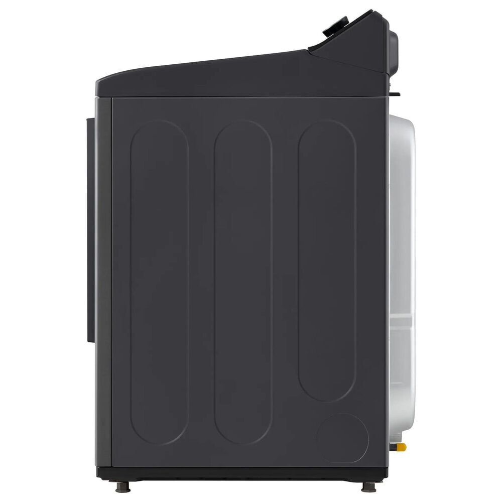 LG 7.3 Cu. Ft. Ultra Large Capacity Smart Gas Dryer in Platinum Black, , large