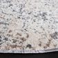 Safavieh Aston 5"3" Round Ivory and Grey Area Rug, , large