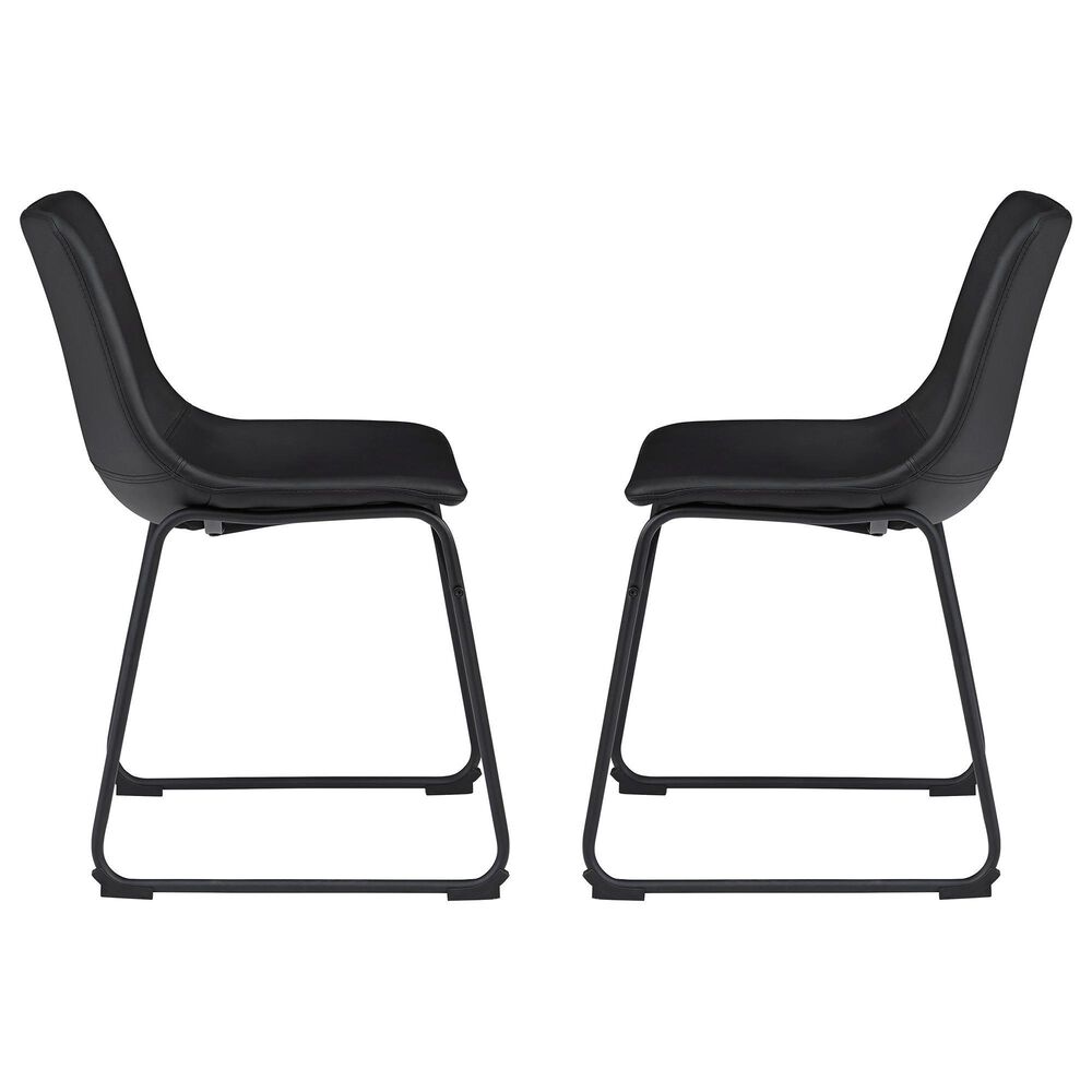 Ashley Centiar Dining Side Chair in Black &#40;Set of 2&#41;, , large