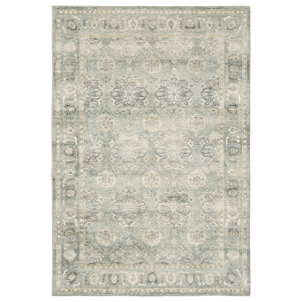 Oriental Weavers Savoy Mayfield 28107 7"9" x 10" Green Area Rug, , large
