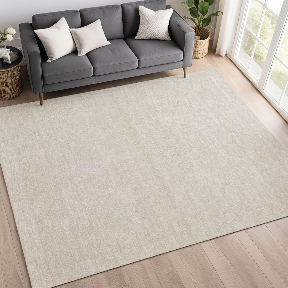 Dalyn Rug Company Soft Essentials Solid Linen 9' x 12' Area Rug, , large